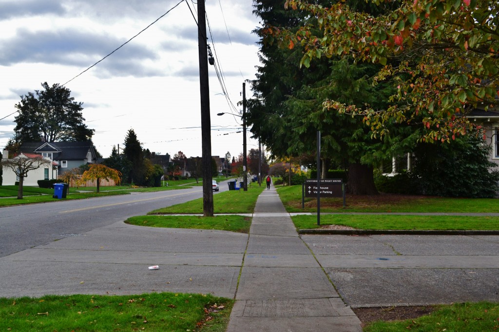 The intersection of 13th and Alder where the incident occurred. 